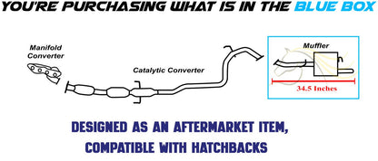 2008 Toyota Yaris 1.5L Exhaust Muffler Assembly