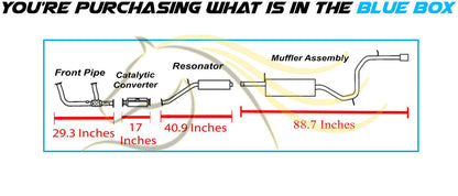 2001 Honda Odyssey 3.5L Complete Exhaust System Kit
