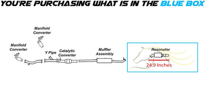 2004-2007 Toyota Highlander 2.4L, 3.3L Exhaust Resonator