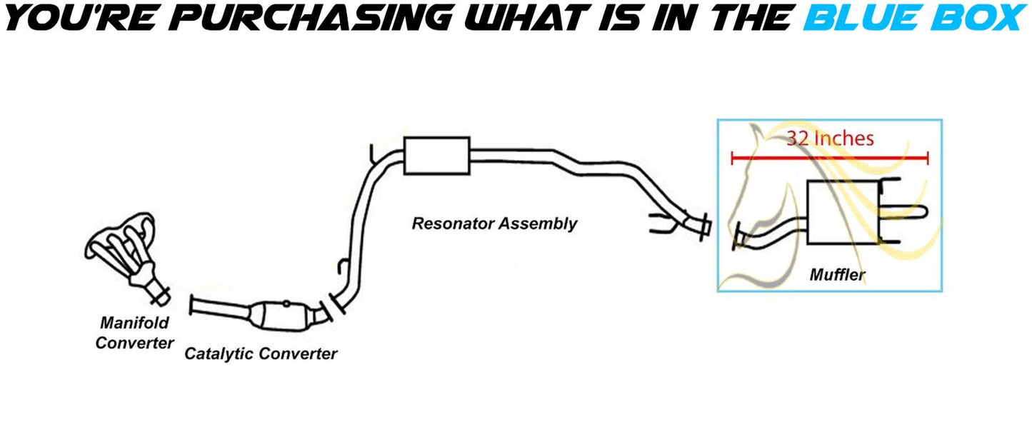 2007-2008 Honda Fit 1.5L Exhaust Muffler Tail Pipe