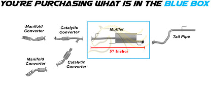 Exhaust Muffler for 2003-2004 Toyota 4Runner and Lexus GX470 4.7L | 2003-2017 4Runner 4.0L