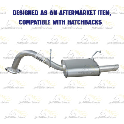 2011 Toyota Yaris 1.5L Exhaust Muffler Assembly