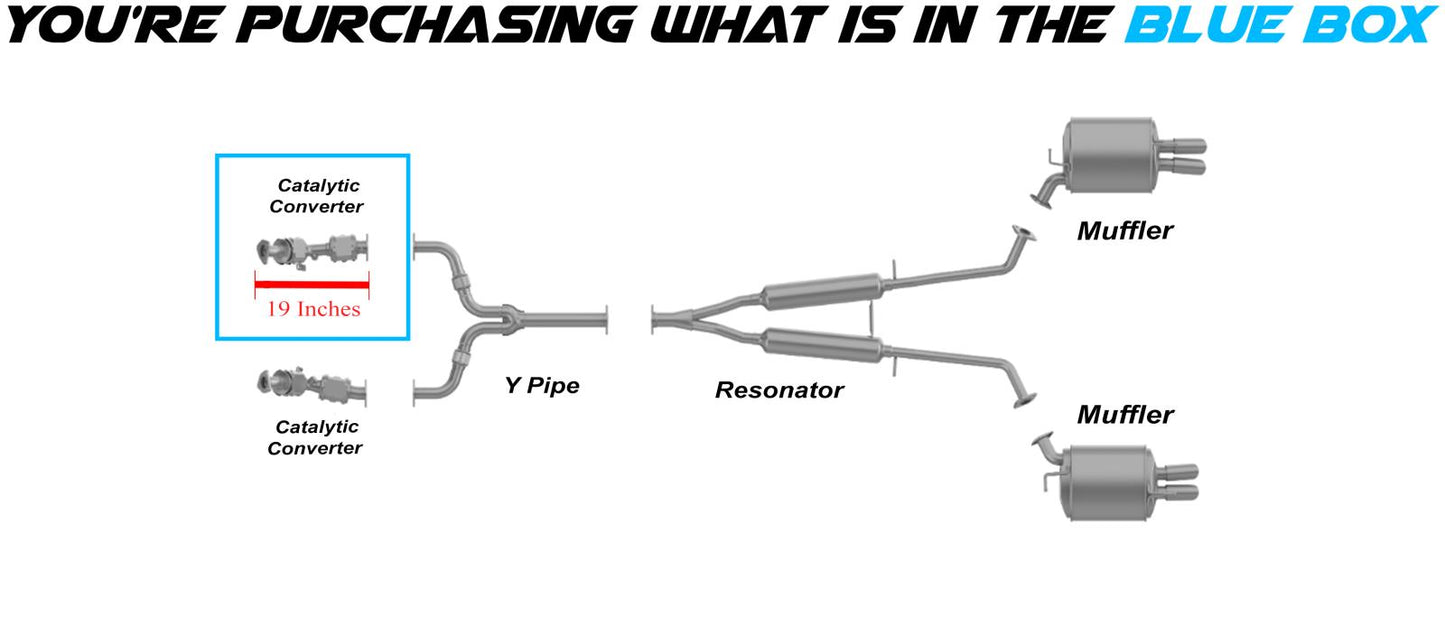 2007 Nissan 350Z 3.5L Passenger-Side Catalytic Converter