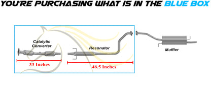 2004-2009 Toyota Prius 1.5L EPA Approved Exhaust Catalytic Converter and Resonator Pipe Kit