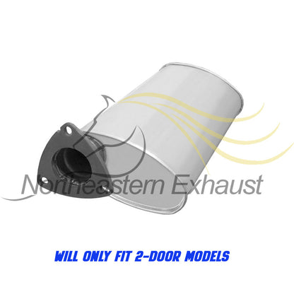 1995-1999 Chevy Blazer and GMC Jimmy 4.3L Resonator Muffler Tailpipe Exhaust System