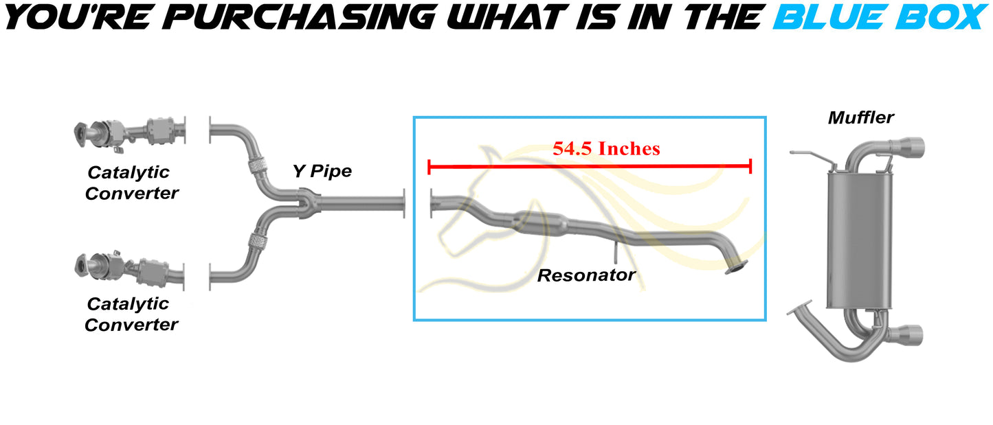 2003-2007 Nissan 350Z 3.5L Exhaust Resonator Pipe