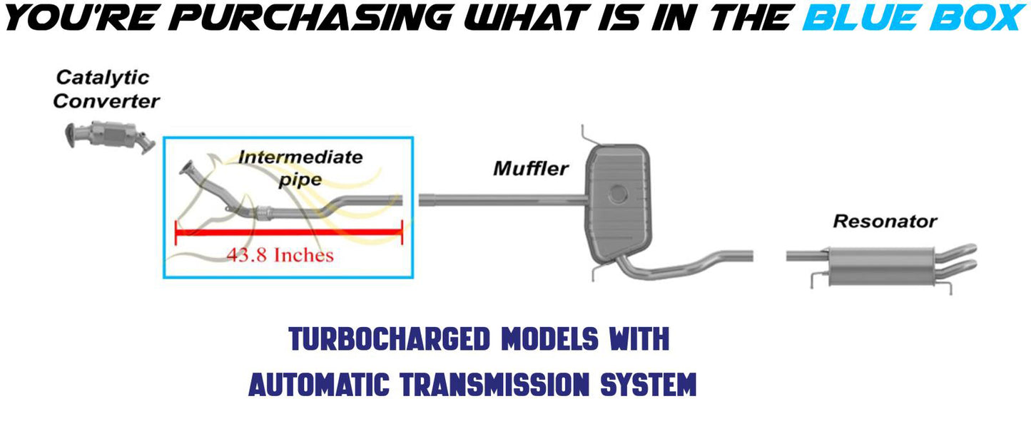 1998-2005 Volkswagen Passat 1.8L Intermediate Flex Pipe | For Automatic Transmission