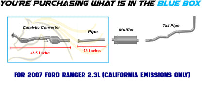 EPA Exhaust Catalytic Converter Extension Pipe for 2007-2011 Ford Ranger and 2007-2009 Mazda B2300 2.3L