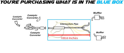 2004-2008 Nissan Maxima 3.5L Exhaust Resonator Pipe