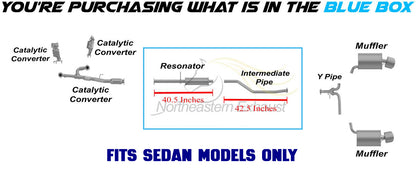 2015 Honda Accord 3.5L Resonator and Intermediate Pipe Exhaust Kit | SEDAN