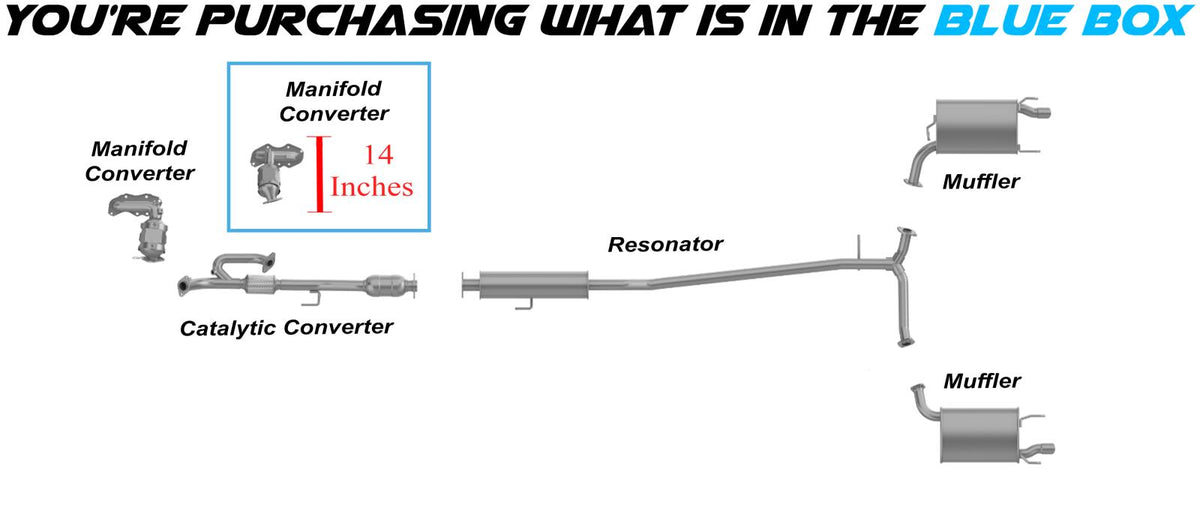 Passenger-side Catalytic Converter for 2005-2018 Toyota Avalon 3.5L | 2007-2017 Camry | 2009-2015 Venza | 2007-2017 Lexus ES350 3.5L