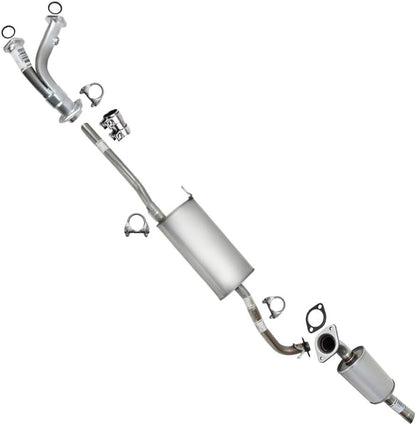 Exhaust System Kit for 2004-2009 Toyota Highlander and Lexus RX330 RX350 3.3L 3.5L