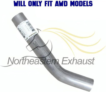 Exhaust Resonator Pipe for Jeep Cherokee 2014-2019 2.4L | Jeep Cherokee 2014-2018 3.2L | For AWD