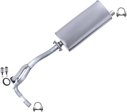 2004 Jeep Liberty 3.7L Y-Pipe and Muffler Exhaust