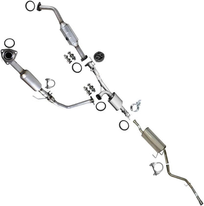 2003-2004 Toyota Tundra 4.7L Complete Exhaust System Kit with Catalytic