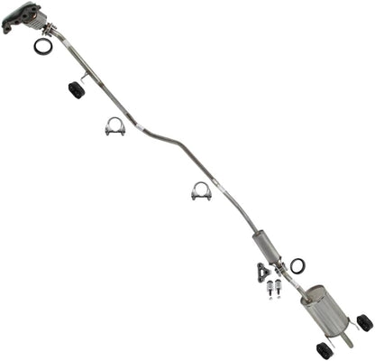 2001-2005 Honda Civic 1.7L Manifold Catalytic, Pipe, Resonator & Muffler Complete Exhaust System Kit