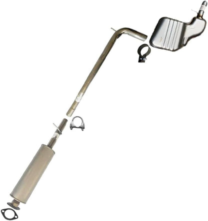 Exhaust Resonator Pipe and Muffler for 2003-2007 Volvo XC70 | 2003-2004 Volvo V70 2.5L