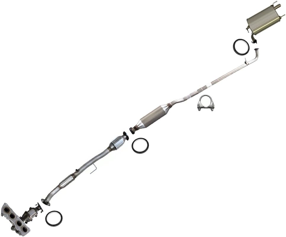 2010-2011 Toyota Camry 2.5L Manifold, Catalytic Converter, Resonator and Muffler