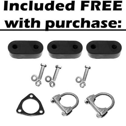 Exhaust Resonator and Muffler with hanger for 2005-2006 Chevy Equinox | 2006 Pontiac Torrent | 3.4L