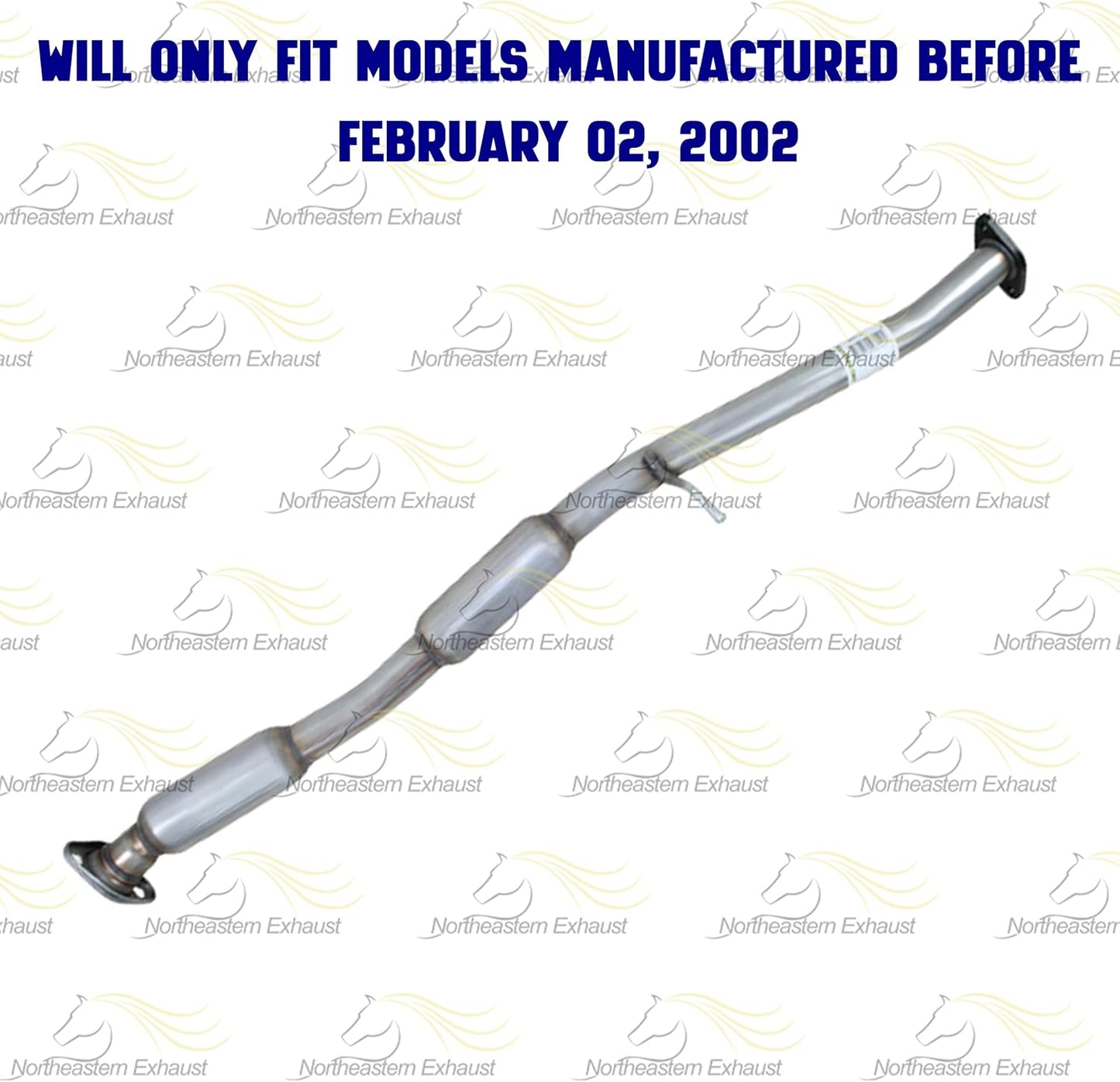 2002-2005 Subaru Forester 2.5L Resonator Pipe, Muffler Exhaust System Kit