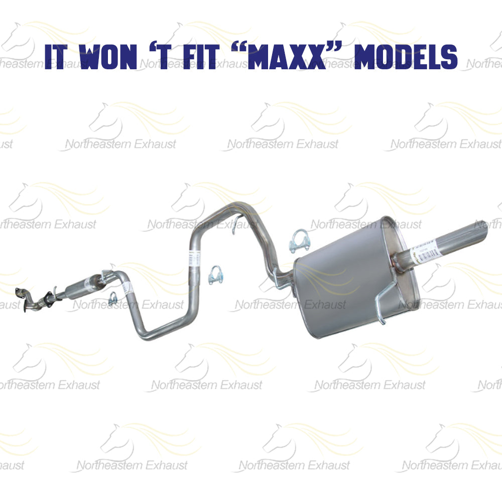 2004 Chevy Malibu 3.5L Exhaust Y-Pipe, Resonator, Intermediate Pipe and Muffler | Not fit to MAXX Trim
