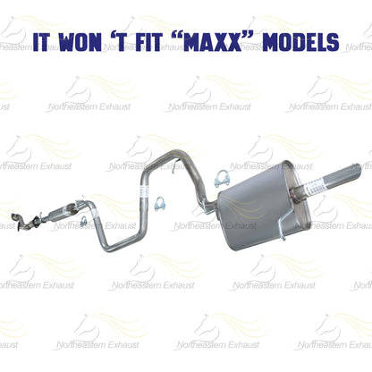 2004 Chevy Malibu 3.5L Exhaust Y-Pipe, Resonator, Intermediate Pipe and Muffler | Not fit to MAXX Trim