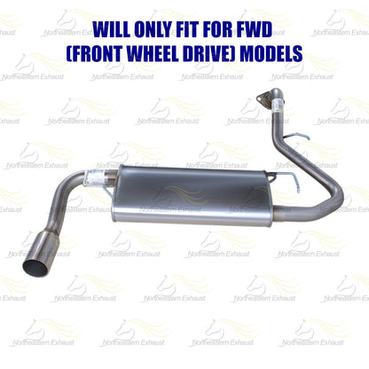 2006-2008 Toyota Matrix 1.8L Exhaust Muffler, Tail Pipe Exhaust System Kit