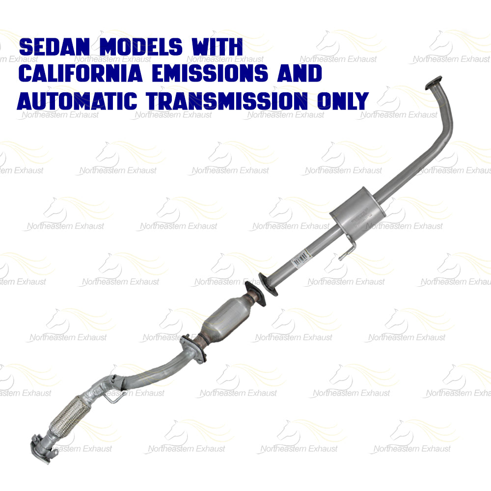 2007-2010 Hyundai Elantra 2.0L Front Exhaust Pipe, Catalytic Converter and Resonator | EPA Approved | SEDAN | California Emissions | Automatic Transmission