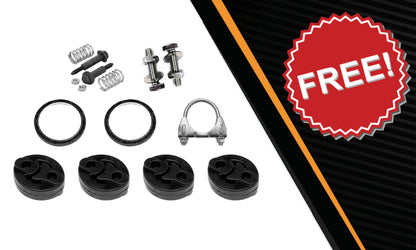 2014-2018 Nissan Versa Note Resonator Pipe and Muffler for Hatchback | Cat back Exhaust Kit