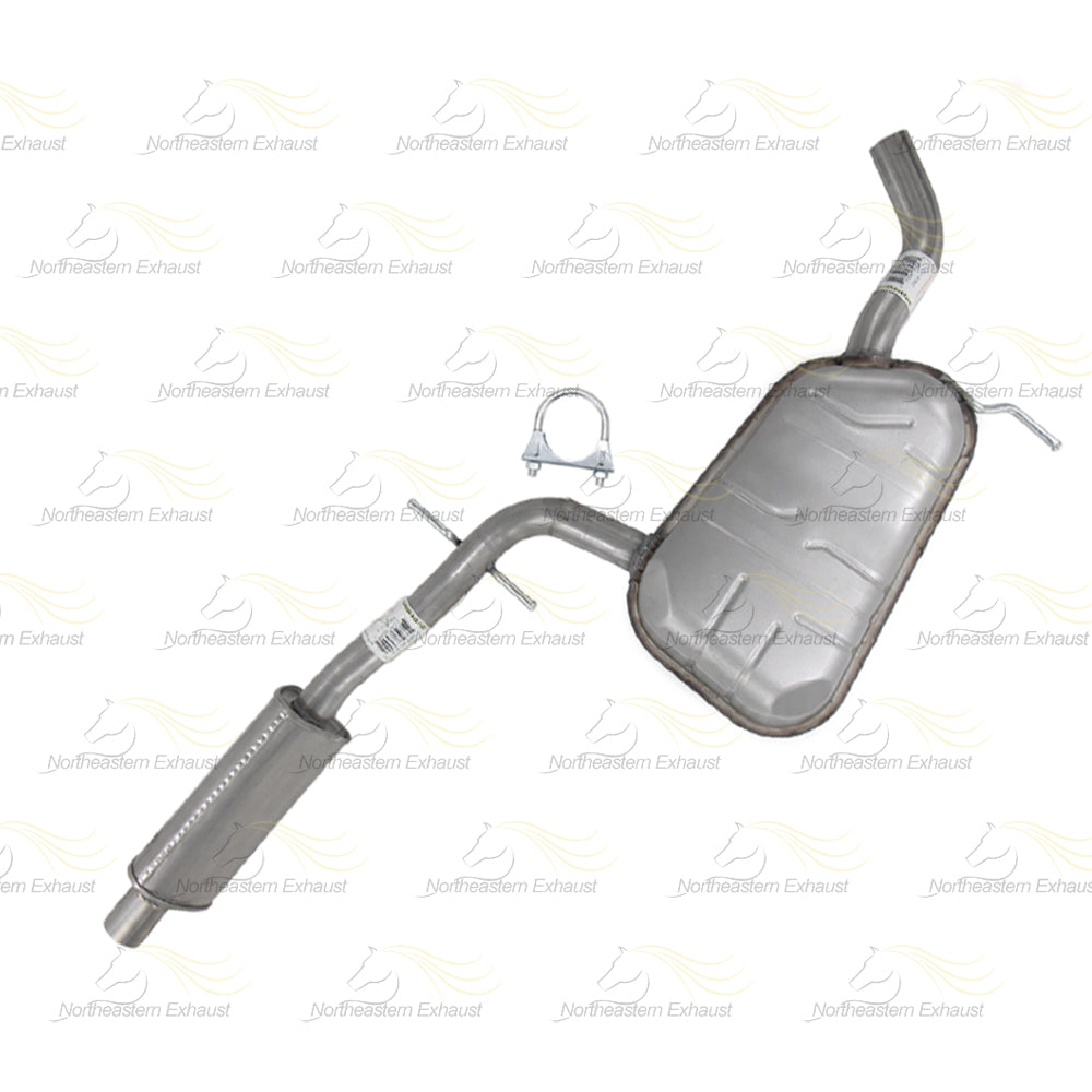 2010-2014 Volkswagen Golf 2.5L and 2006-2009 Volkswagen Rabbit 2.5L Exhaust Resonator Pipe and Muffler