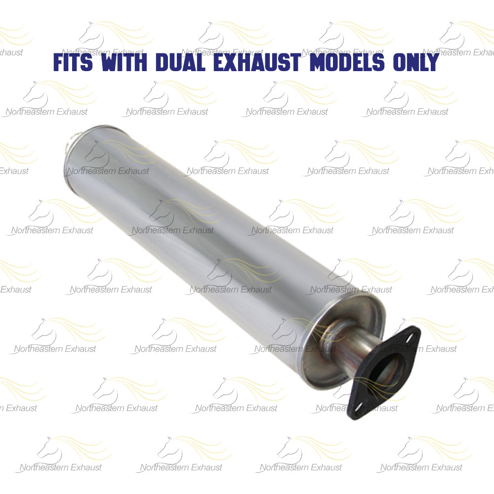 Northeastern Exhaust | Stainless Steel Exhaust Resonator Compatible for 2000-2005 Monte Carlo | 1997-2008 GrandPrix | 3.8L | Gasket, Clamp, Bolts and Nuts Included