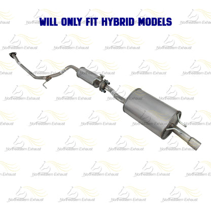 2006-2011 Honda Civic 1.3L Hybrid Exhaust Resonator Pipe and Muffler Exhaust kit