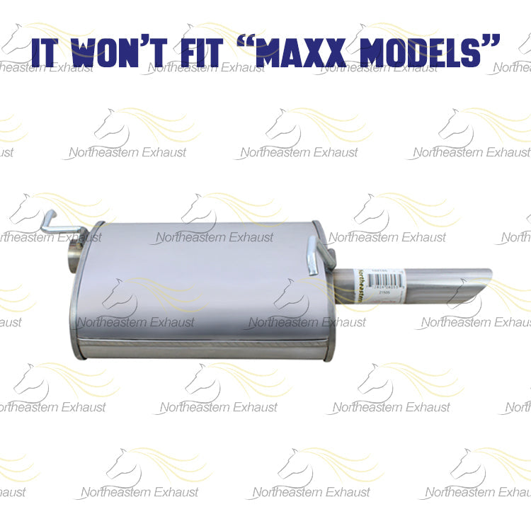 2004-2008 Chevy Malibu 2.2L/3.5L Exhaust Muffler | Stainless Steel