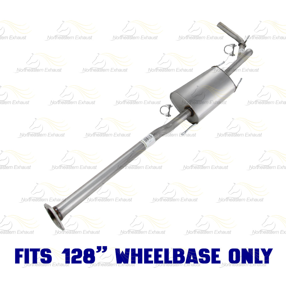 2013-2015 Toyota Tacoma 4.0L 128in WB Intermediate Pipe w/ Muffler Exhaust Kit | Stainless Steel