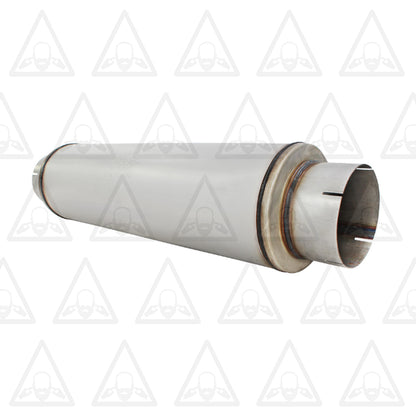 Universal Exhaust Muffler - 5 inches ID inlet / 5 inches outlet 24 inches body 30 inches Long