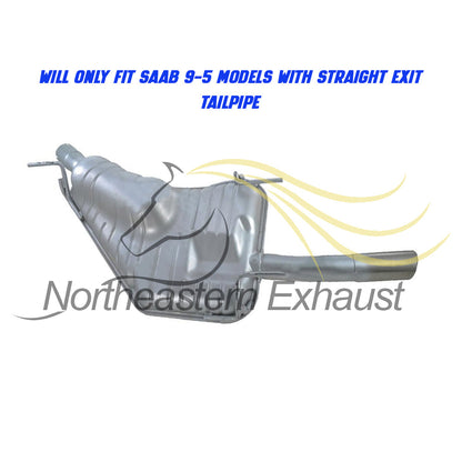 1999-2009 Saab 9-5 2.3L Resonator Pipe Muffler Tailpipe Exhaust System
