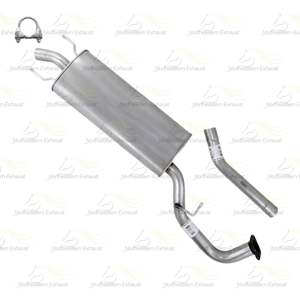 2013-2018 Hyundai Santa Fe Sport 2.4L Stainless Steel Exhaust Muffler & Tail Pipe w/ Tip