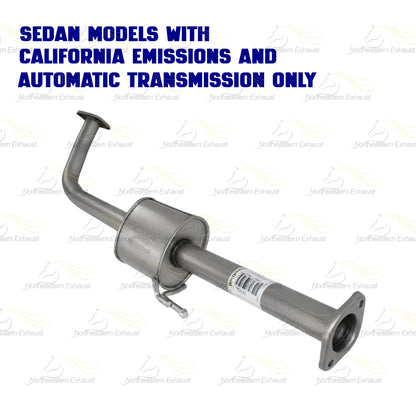 2007-2010 Hyundai Elantra 2.0L Exhaust Resonator Pipe and Muffler Assembly Kit | Stainless Steel
