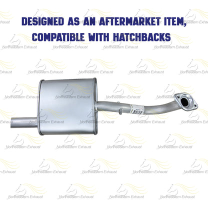 2009 Toyota Yaris 1.5L Exhaust Muffler Assembly