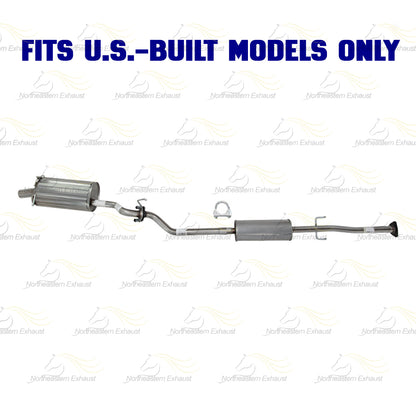 2010-2011 Honda CR-V 2.4L Resonator Pipe and Muffler Exhaust System Kit