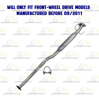 2011-2016 Toyota Sienna 3.5L FWD Exhaust Pipe