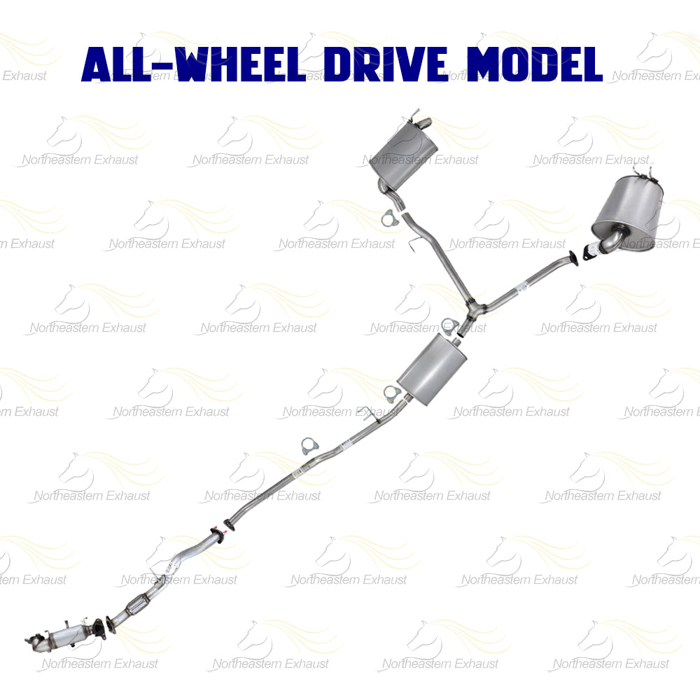 2017-2019 Honda CR-V 1.5L Catalytic Converter, Front Pipe and Mufflers - For AWD