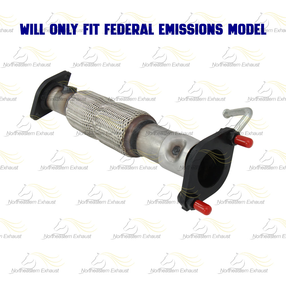 Stainless Steel Exhaust Front Flex Pipe for 2010-2013 Hyundai Tucson 2.4L | 2011-2013 Hyundai Tucson 2.0L | 2011-2016 Kia Sportage 2.4L