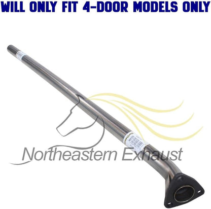 2006-2011 Honda Civic 1.8L For 4-Door Automatic Transmission, Excluding Japan-Built Models Exhaust Resonator Pipe