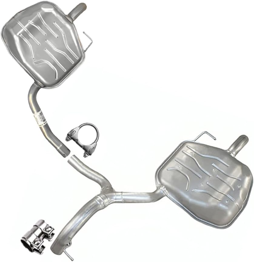 2008-2010 Volvo V70 | 2008-2015  Volvo XC70 | 3.2L Pair of Exhaust Muffler