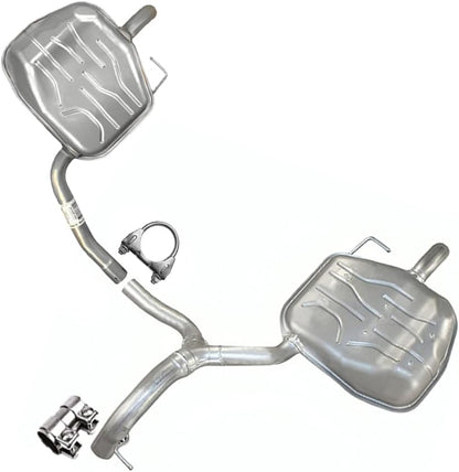 2008-2010 Volvo V70 | 2008-2015  Volvo XC70 | 3.2L Pair of Exhaust Muffler