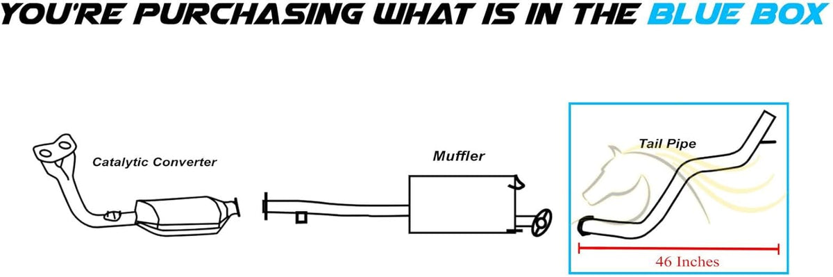 1996-2000 Toyota 4Runner 2.7L Exhaust Tail Pipe