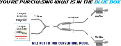 Driver-Side Catalytic Converter for 2007-2008 Infiniti G35 3.5L and 2008-2013 G37 3.7L