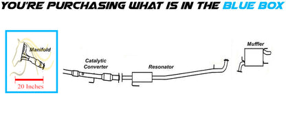 2010-2011 Toyota Camry 2.5L Manifold with Integrated Catalytic - Front