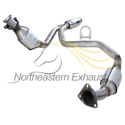 Northeastern Exhaust | EPA-Approved Exhaust Catalytic Compatible for 2009-2013 GMC Sierra 1500 4.3L 4.8L 5.3L 6.0L | 2009  Yukon 4.8L | 2009-2014 Yukon & Yukon XL 5.3L Free Clamp, Gaskets and Sleeve